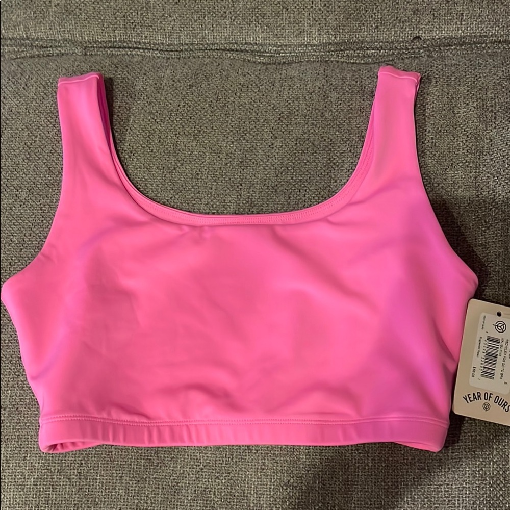 Year of Ours Vibrant Pink Sports Bra